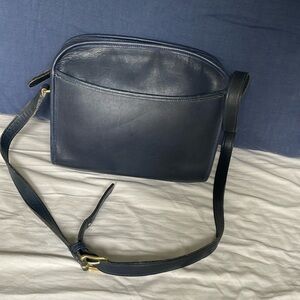 Vintage COACH Metropolis Bag Style#9087 Navy. Made in USA Shoulder Crossbody EUC